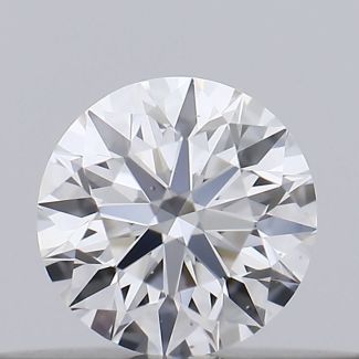 0.20 Carat Round D VS2 EX GIA Natural Diamond