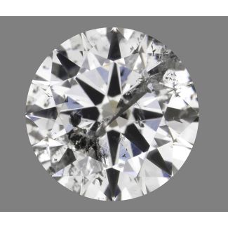 1.09 Carat Round H I2 VG EX GIA Natural Diamond