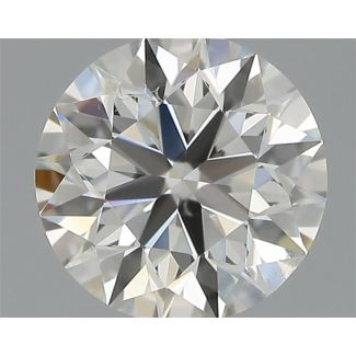 0.40 Carat Round H SI1 EX IGI Natural Diamond