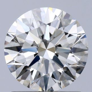 1.31 Carat Round Brown SI1 EX NONE Natural Diamond