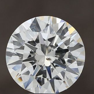 5.02 Carat Round H SI2 EX GIA Natural Diamond