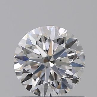 0.60 Carat Round D SI1 VG EX GIA Natural Diamond