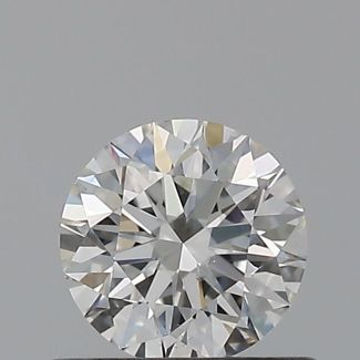 0.51 Carat Round G SI1 EX GIA Natural Diamond