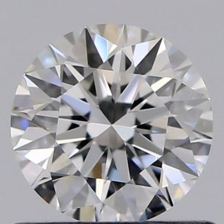 0.61 Carat Round E VS1 EX GIA Natural Diamond