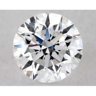 0.41 Carat Round D VVS2 EX VG GIA Natural Diamond