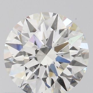 0.56 Carat Round G SI1 EX GIA Natural Diamond