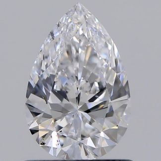 0.80 Carat Pear D SI2 - VG EX GIA Natural Diamond