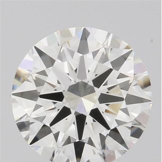 0.70 Carat Round H VVS2 EX GIA Natural Diamond