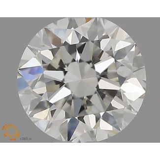 0.4 Carat Round H VVS2 VG EX GIA Natural Diamond