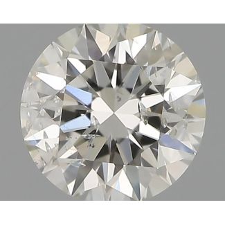 0.31 Carat Round H SI2 EX IGI Natural Diamond