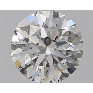 0.50 Carat Round F VS2 VG EX GIA Natural Diamond