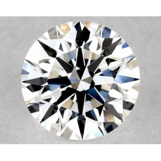 0.41 Carat Round F VS1 EX GIA Natural Diamond