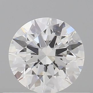 0.52 Carat Round E VS2 EX GIA Natural Diamond