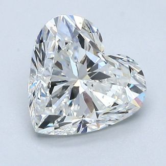 1.51 Carat Heart G SI1 - EX VG GIA Natural Diamond