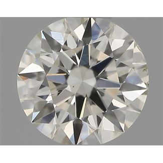 0.31 Carat Round H SI1 EX IGI Natural Diamond