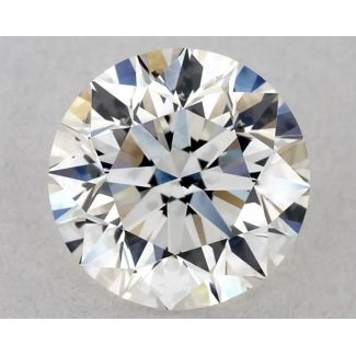 0.57 Carat Round F SI2 EX GIA Natural Diamond