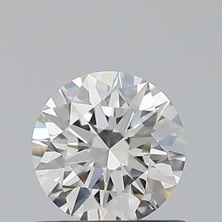 0.6 Carat Round H VVS2 EX GIA Natural Diamond