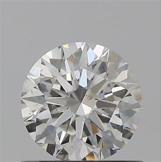 0.58 Carat Round H VS2 EX GIA Natural Diamond