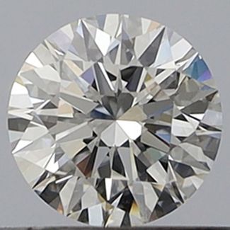 0.57 Carat Round F VVS1 EX GIA Natural Diamond