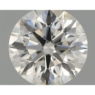 0.53 Carat Round I SI1 EX GIA Natural Diamond