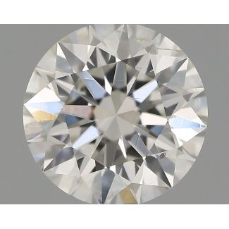 0.82 Carat Round F SI1 EX IGI Natural Diamond