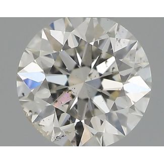 0.31 Carat Round H SI1 EX IGI Natural Diamond