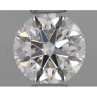 0.35 Carat Round F VS1 EX IGI Natural Diamond