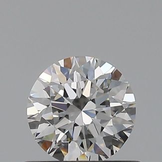 0.5 Carat Round E SI1 EX GIA Natural Diamond