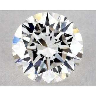 0.6 Carat Round H VVS2 EX GIA Natural Diamond