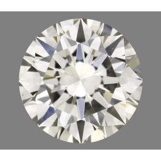 0.50 Carat Round K VS2 EX VG GIA Natural Diamond