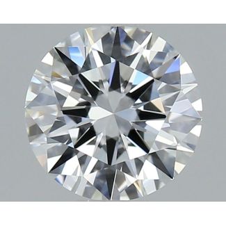 0.78 Carat Round E VVS1 EX GIA Natural Diamond