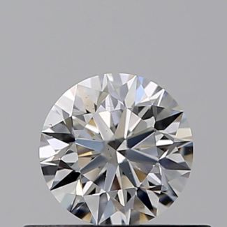 0.33 Carat Round F VS1 EX GIA Natural Diamond