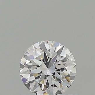 0.51 Carat Round F VVS1 VG EX GIA Natural Diamond