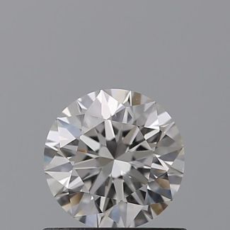 0.60 Carat Round F VS1 EX GIA Natural Diamond