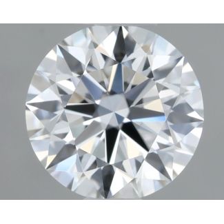 0.57 Carat Round D VVS1 EX GIA Natural Diamond