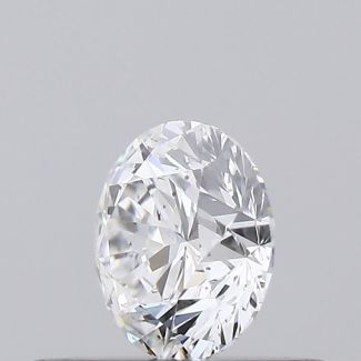 0.35 Carat Round D SI1 EX GIA Natural Diamond