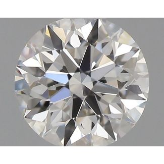 0.44 Carat Round F IF EX GIA Natural Diamond