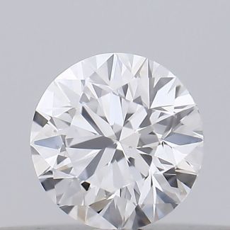 0.18 Carat Round D VS2 EX VG GIA Natural Diamond