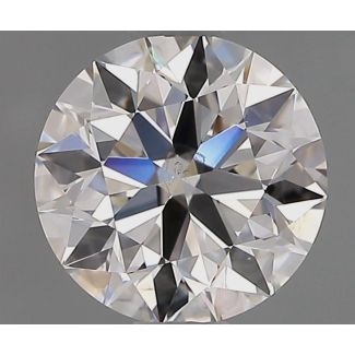 1.0 Carat Round H SI1 EX GIA Natural Diamond