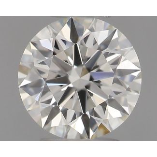 0.31 Carat Round H VVS1 EX IGI Natural Diamond