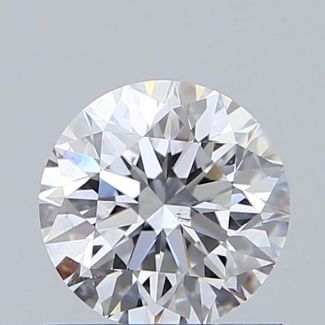 0.60 Carat Round D VS2 EX GIA Natural Diamond