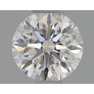 0.31 Carat Round E SI1 EX GIA Natural Diamond