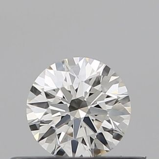 0.3 Carat Round I VVS1 EX GIA Natural Diamond