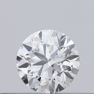 0.18 Carat Round E SI1 VG EX GIA Natural Diamond