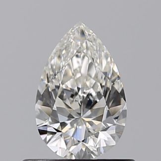 0.51 Carat Pear H SI1 - VG GIA Natural Diamond