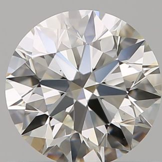 0.54 Carat Round J VS1 EX GIA Natural Diamond