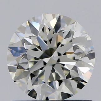 0.81 Carat Round K VS1 VG EX GIA Natural Diamond