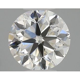 0.4 Carat Round H VVS2 VG EX GIA Natural Diamond