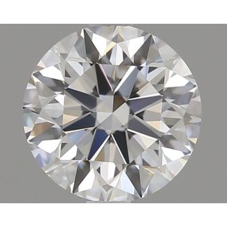 0.9 Carat Round D VVS1 EX GIA Natural Diamond