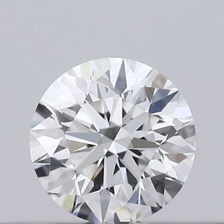 0.22 Carat Round D VS1 EX GIA Natural Diamond